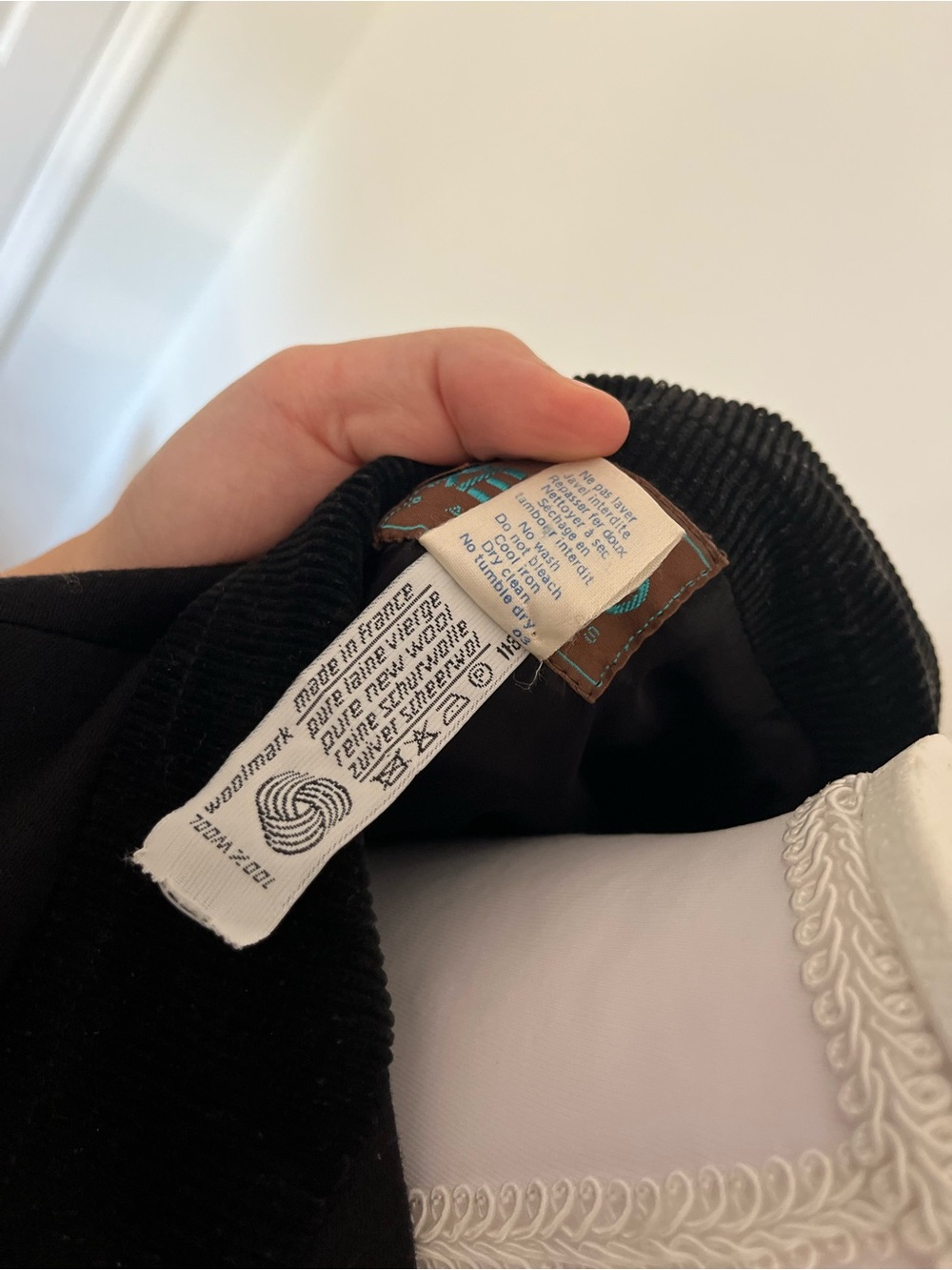 Kenzo 100% Wool Black Coat - Picture 8 of 8